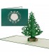 Christmas Card  with Pine Tree