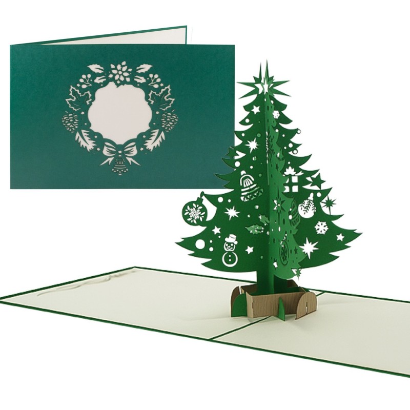 Christmas Card  with Pine Tree