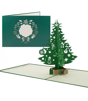 Christmas Card  with Pine Tree