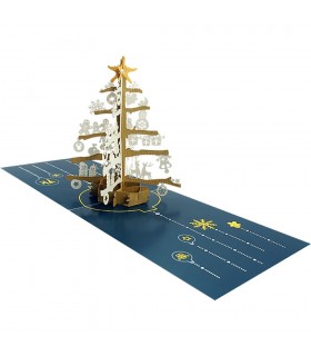 Christmas Card  with Pine Tree