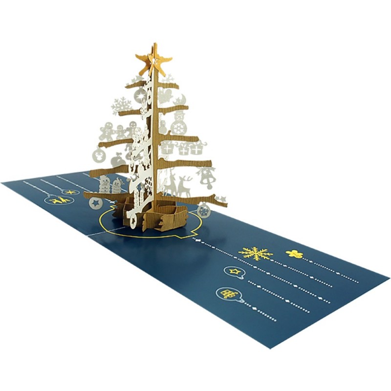 Christmas Card  with Pine Tree