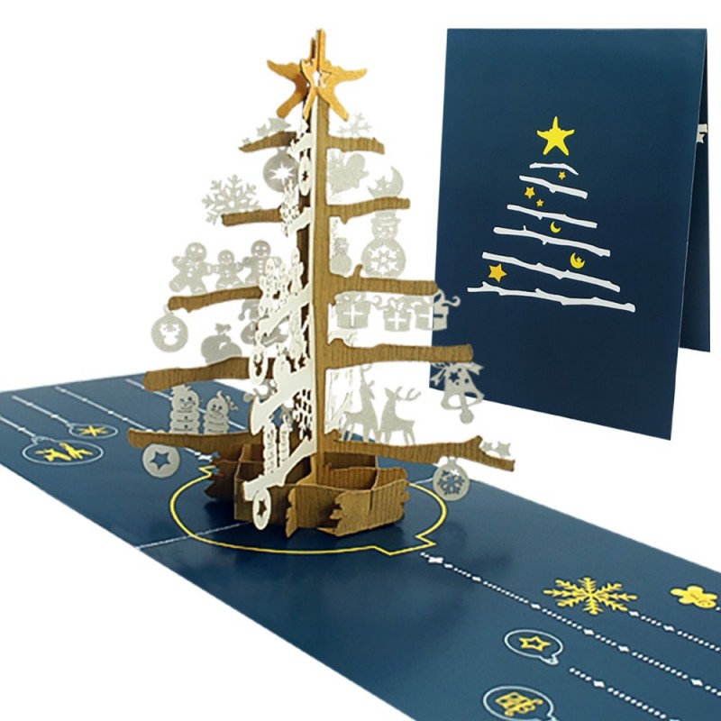 Christmas Card  with Pine Tree