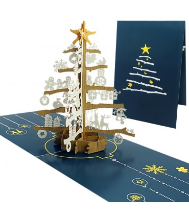 Christmas Card  with Pine Tree