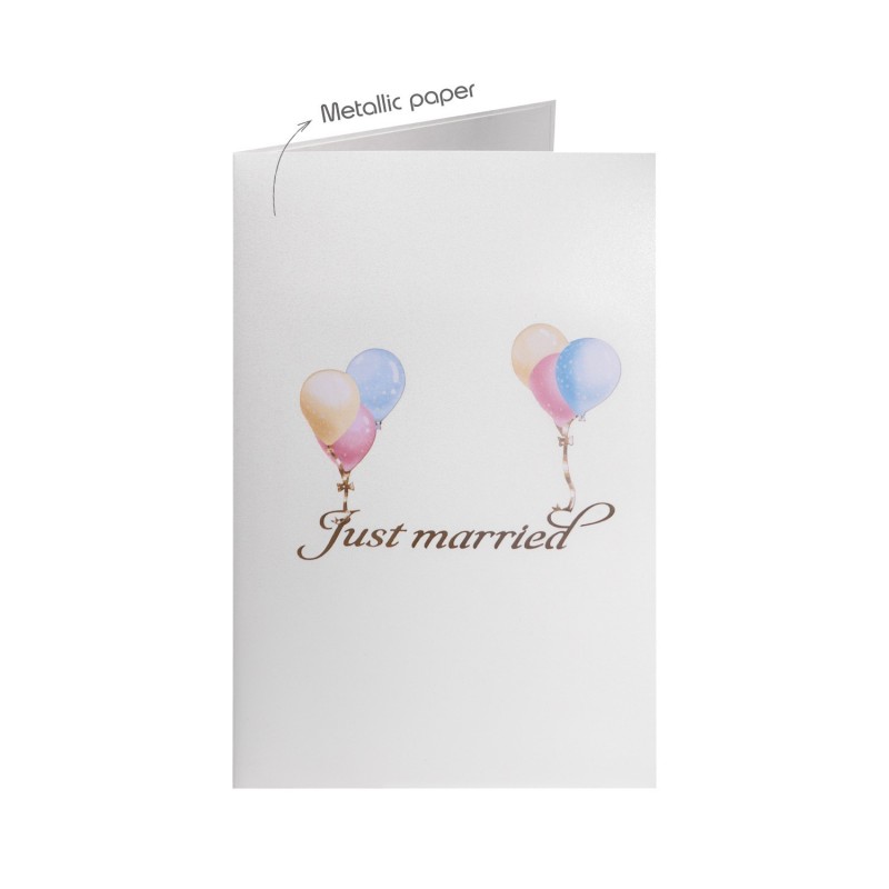 Funny Wedding Photo & Bride and Groom Pop Up Card
