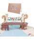Two Hedgehogs Pop Up Card
