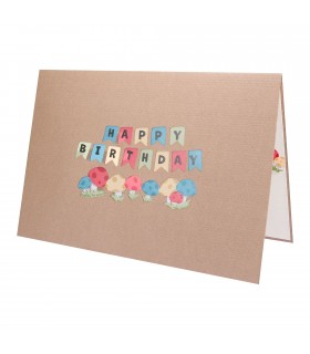 Two Hedgehogs Pop Up Card