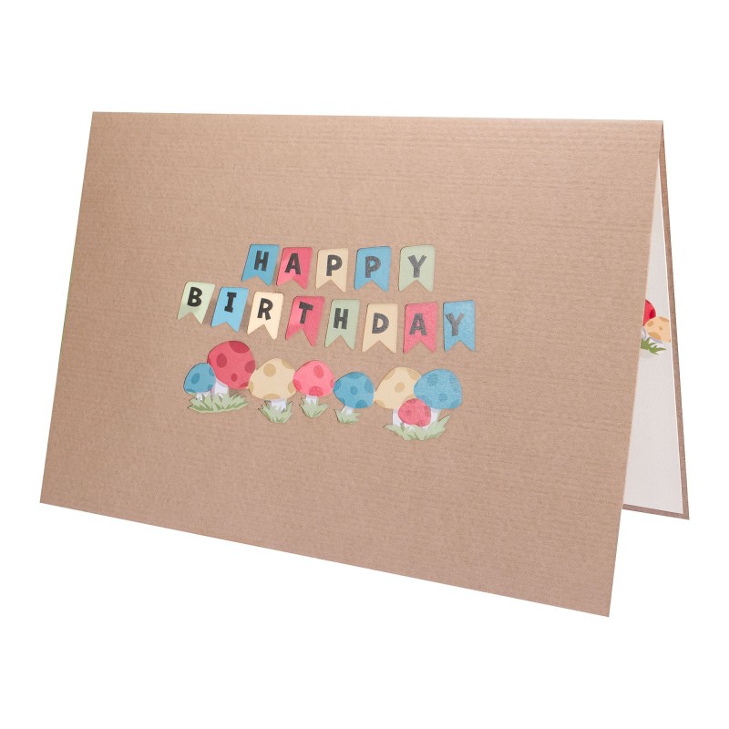 Two Hedgehogs Pop Up Card