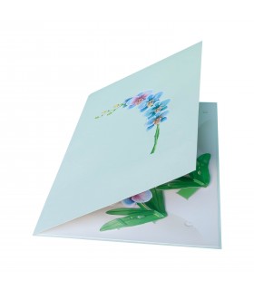 Orchid Pop Up Card