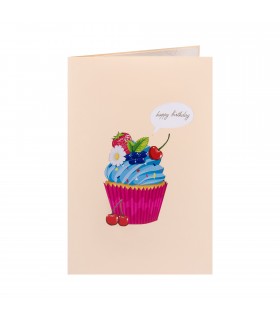Cupcake pop up card