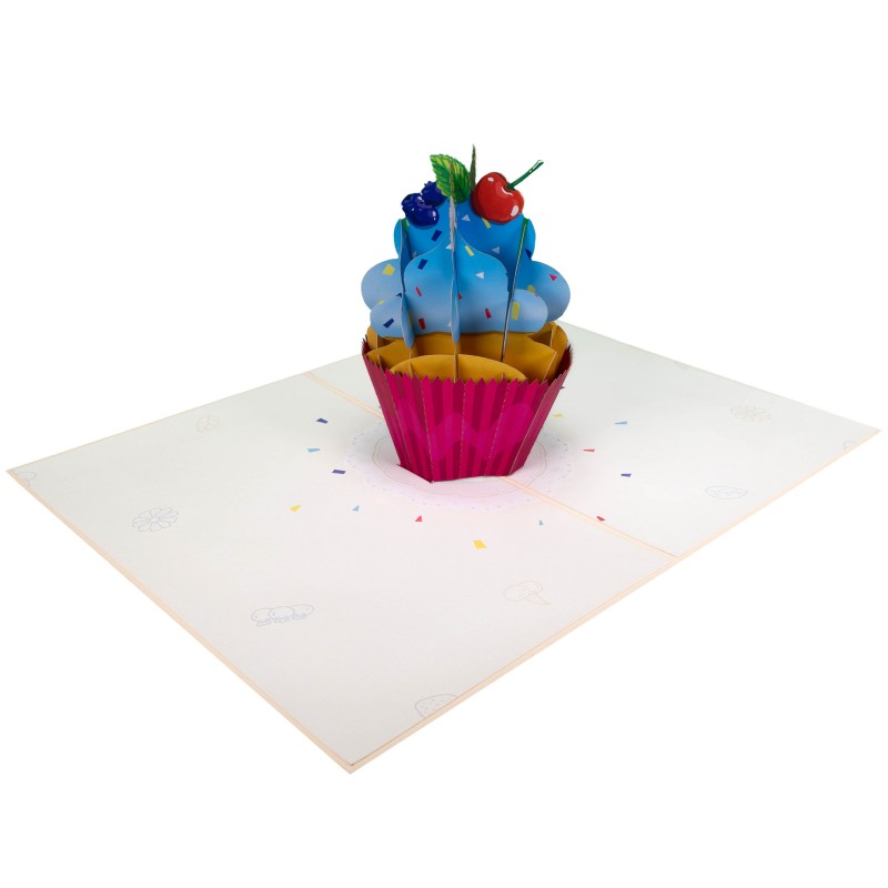 Cupcake pop up card