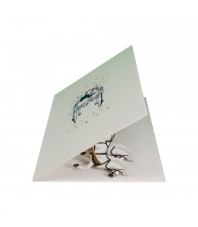 Wedding carriage pop up card