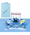 Eishockey Pop Up Karte