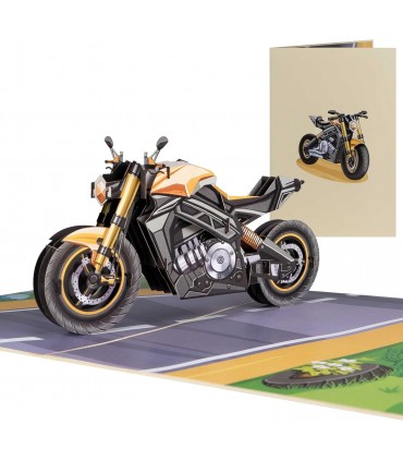 Motorbike v.1 pop up card new