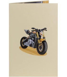 Motorbike v.1 pop up card new