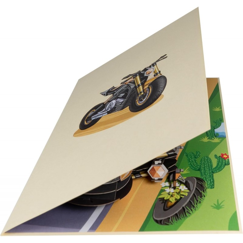 Motorbike v.1 pop up card new