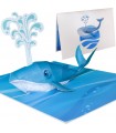 Whale pop up card