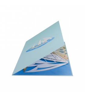 Segelschiff Pop Up Karte