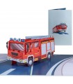 Fire engine pop up card