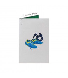 Football pop up card