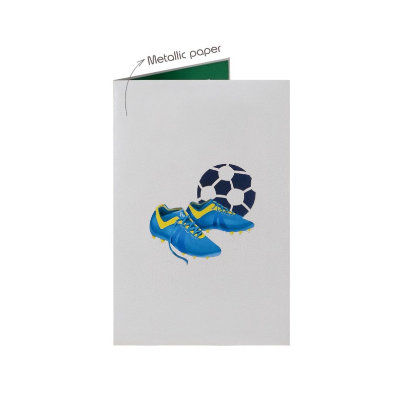 Football pop up card