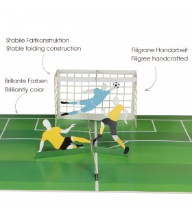 Football pop up card