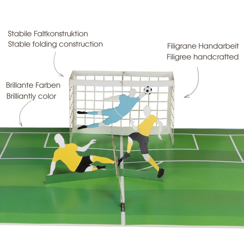 Football pop up card