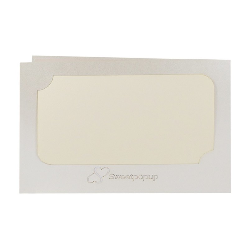 Heißluftballon Pop Up Karte Rückseite