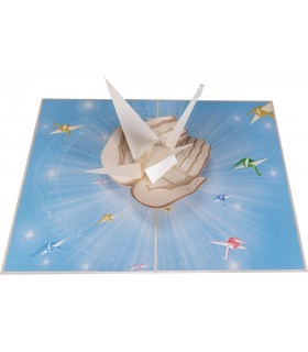 Kranich Pop Up Karte