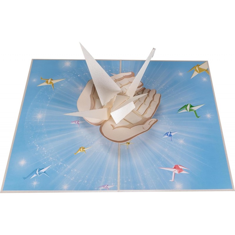 Kranich Pop Up Karte