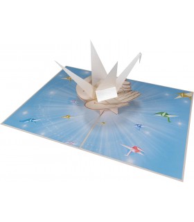 Kranich Pop Up Karte