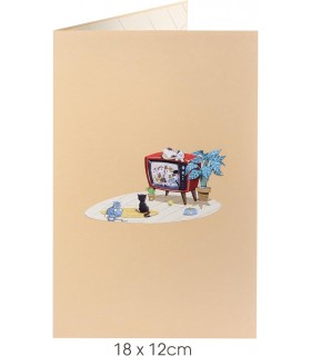 Süße Katze Pop Up Karte