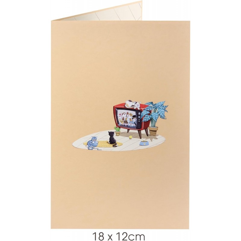 Süße Katze Pop Up Karte