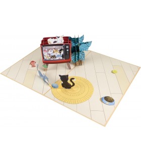 Süße Katze Pop Up Karte