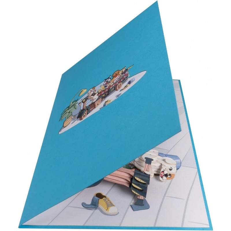 Süße Hunde Pop Up Karte