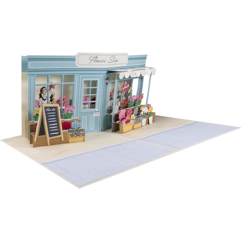 Blumengeschäft Pop Up Karte