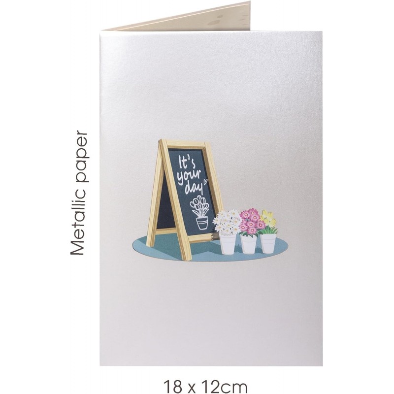 Blumengeschäft Pop Up Karte