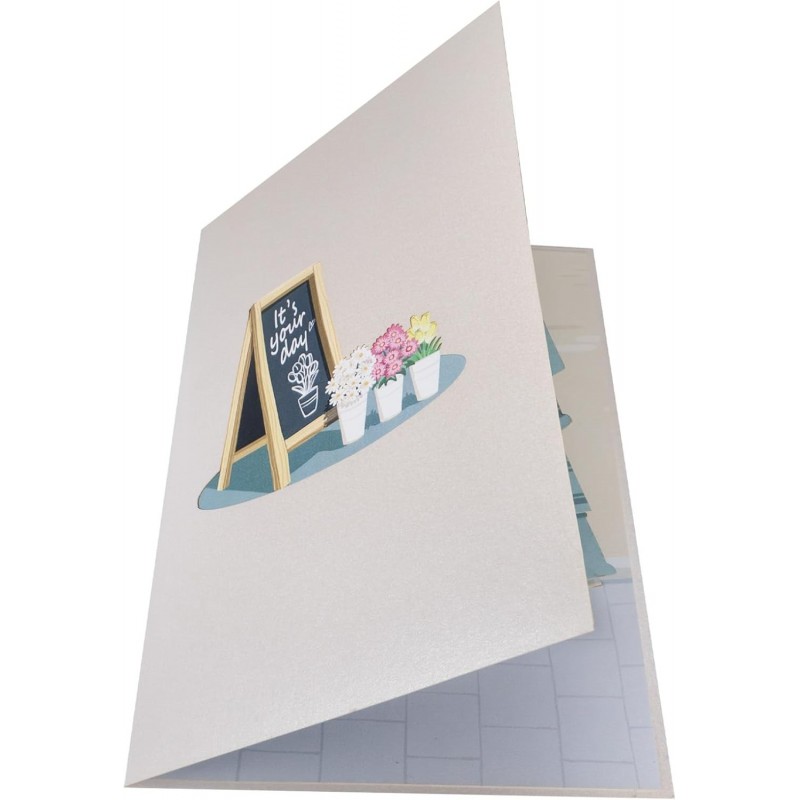 Blumengeschäft Pop Up Karte