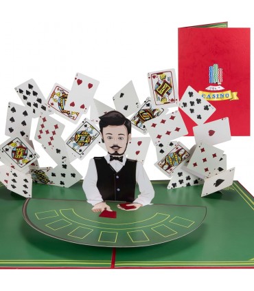 Poker pop-up card