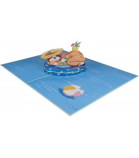 Faultier Pop Up Karte