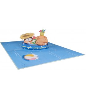 Faultier Pop Up Karte