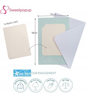 Faultier Pop Up Karte