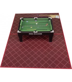 Billiards pop-up card
