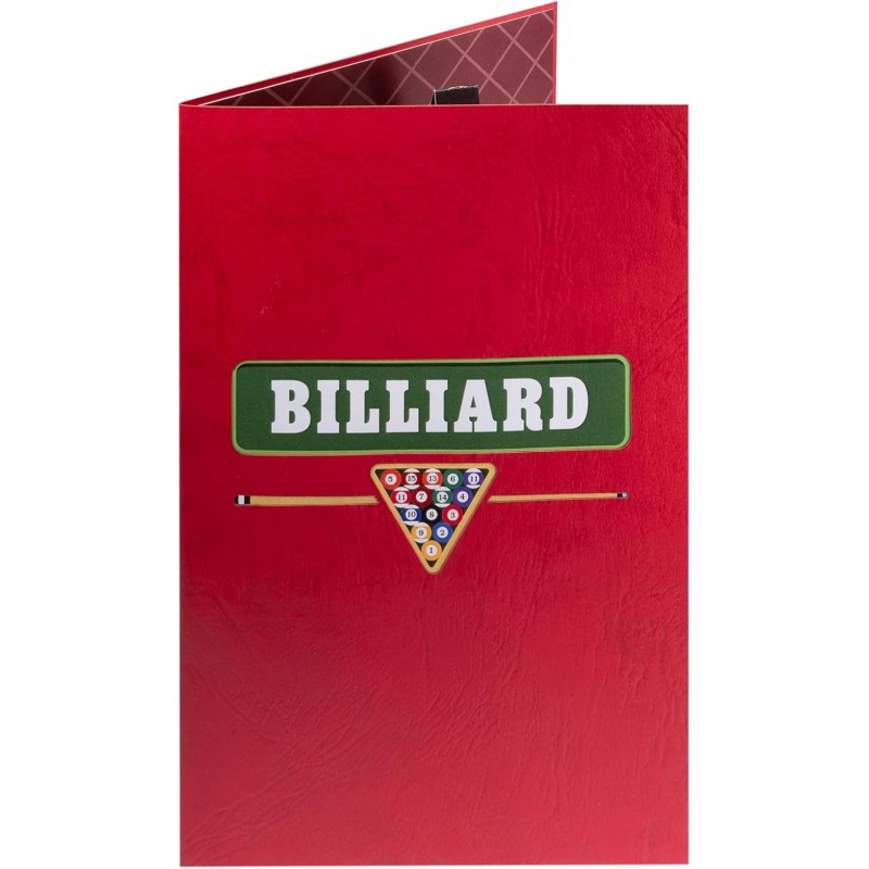 Billiards pop-up card