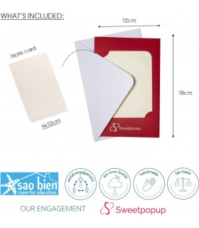 Billiards pop-up card