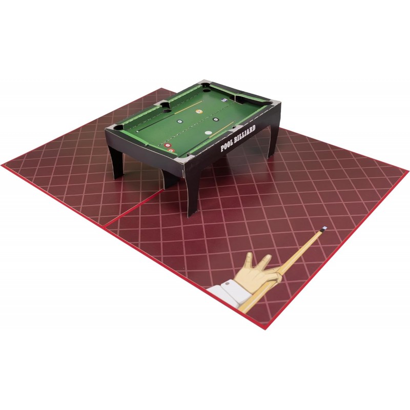 Billiards pop-up card