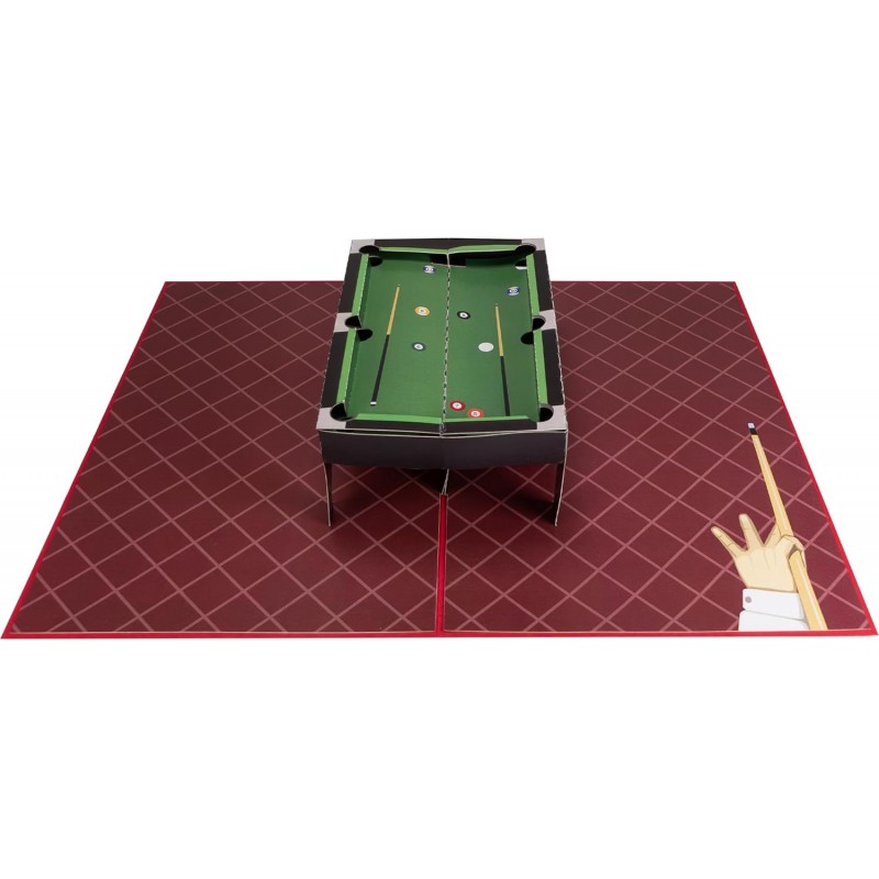 Billiards pop-up card