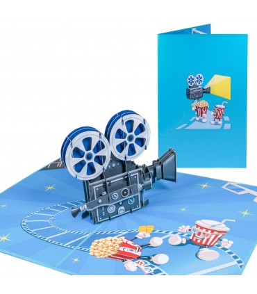 Retro Kamera Pop Up Karte