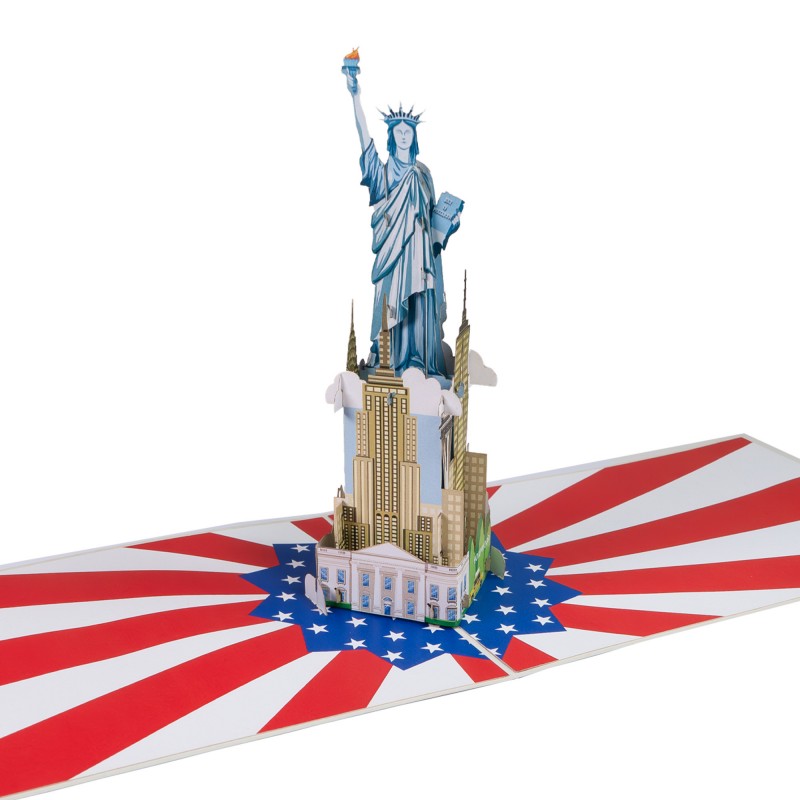 Freiheitsstatue Pop Up Karte (neu)