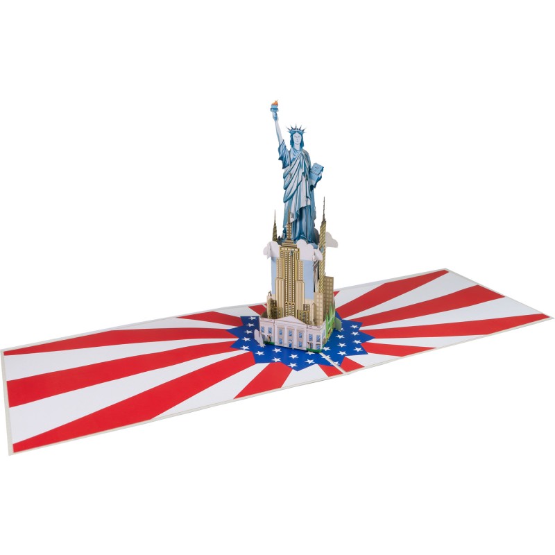 Freiheitsstatue Pop Up Karte (neu)