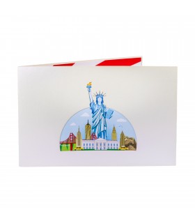 Freiheitsstatue Pop Up Karte (neu)